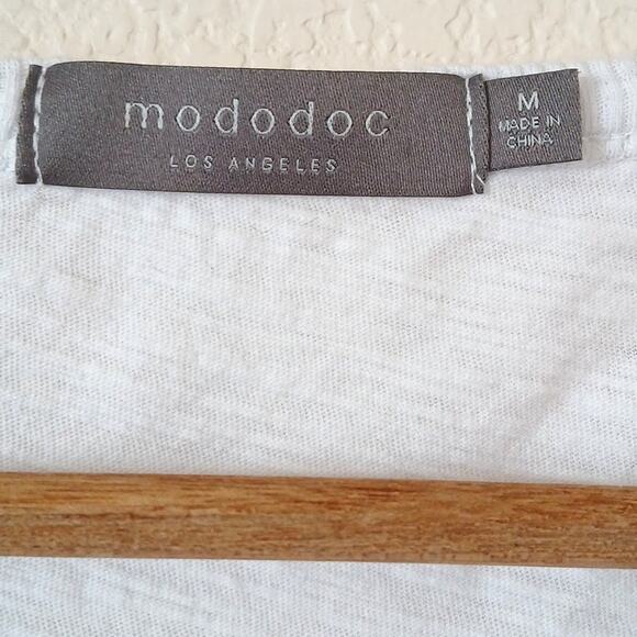 Mododoc Los Angeles White Tank Top - Picture 3 of 5